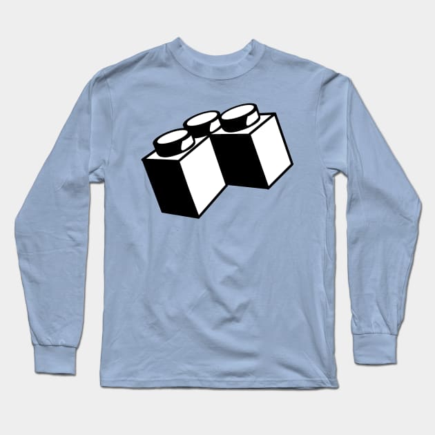 2 x 2 Brick Corner Long Sleeve T-Shirt by ChilleeW